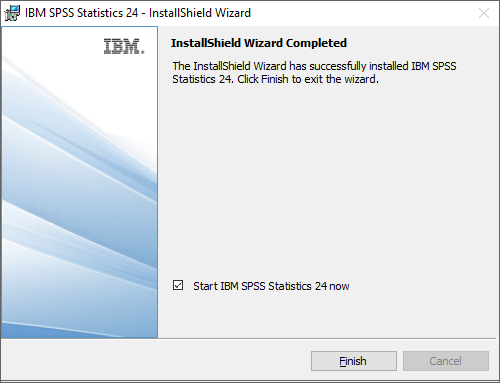 Installing spss statistics with a license code